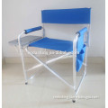 2015 aluminium folding director chair with cup plate